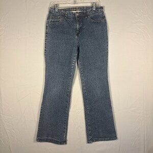 St. John's Bay Mid Rise Boot Cut “Secretly Slender” Jeans
